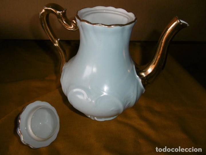 Antig&uuml;edades: ANTIGUA CAFETERA CON TAPA PORCELANA. - Foto 4