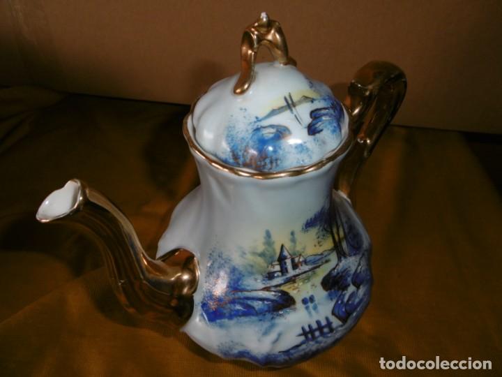 Antig&uuml;edades: ANTIGUA CAFETERA CON TAPA PORCELANA. - Foto 5