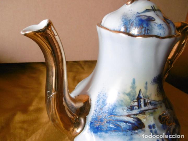 Antig&uuml;edades: ANTIGUA CAFETERA CON TAPA PORCELANA. - Foto 6