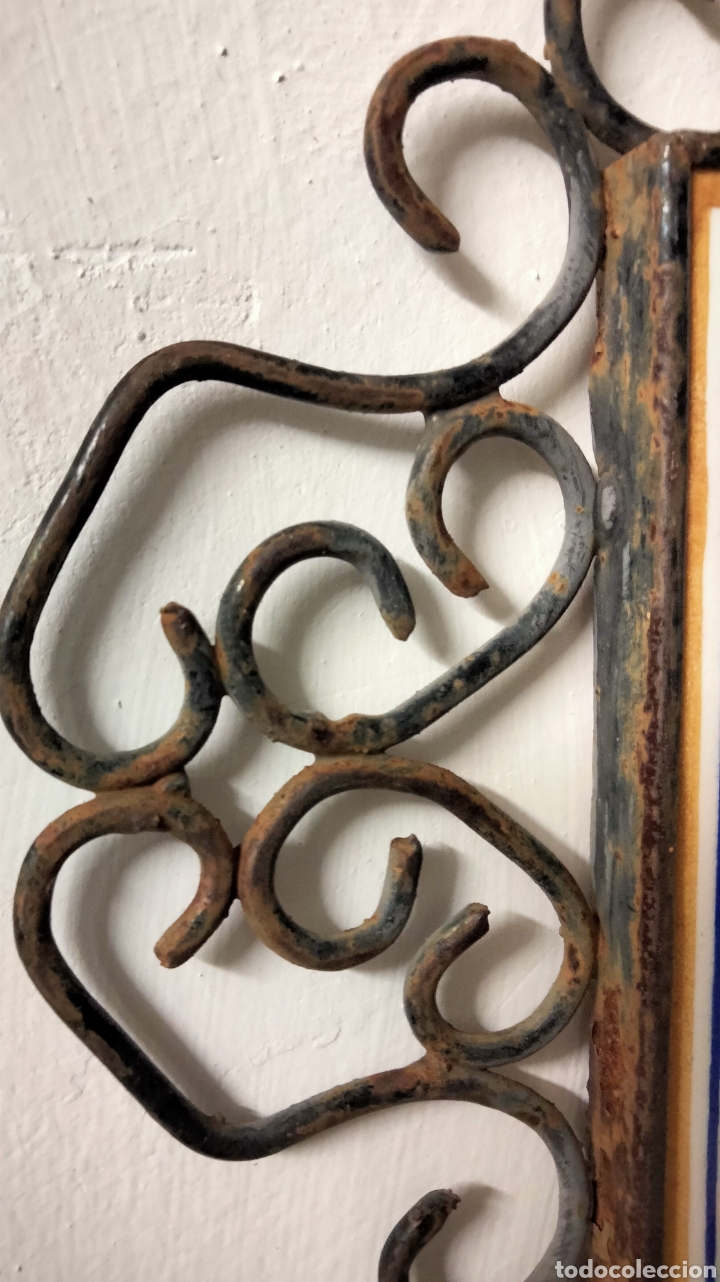 Antig&uuml;edades: HERRAJE CON AZULEJO DE LA MACARENA - Foto 6