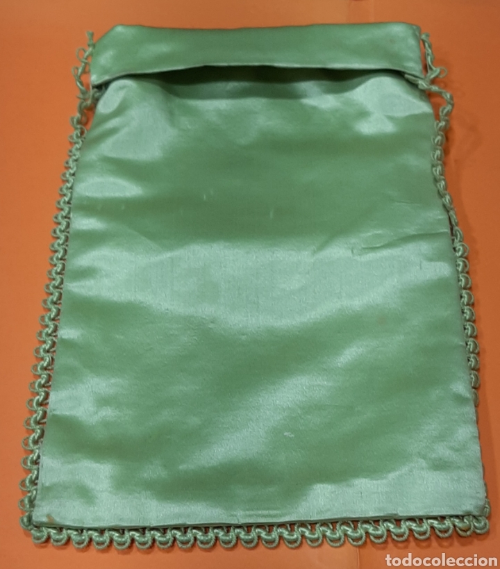 Antig&uuml;edades: ANTIGUO BOLSO DE SEDA PINTADA. - Foto 3