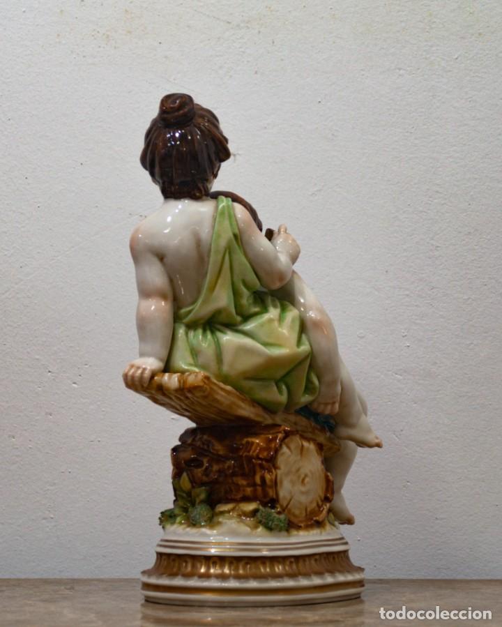 Antig&uuml;edades: Porcelana Algora - Hor&oacute;scopo Geminis - Foto 3