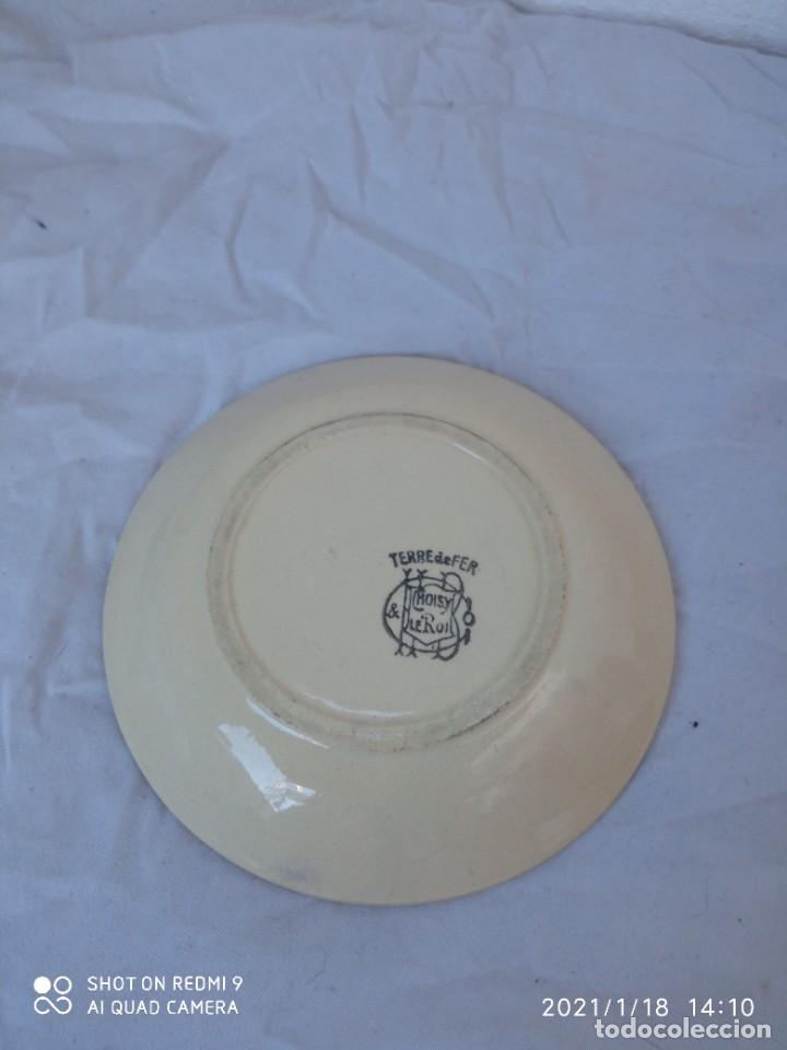 Antig&uuml;edades: Plato de caf&eacute; terredefer hoisy leroy - Foto 5