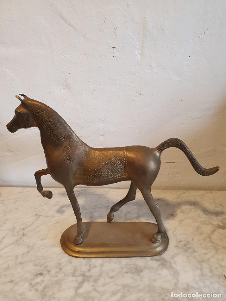 Antig&uuml;edades: FIGURA CABALLO DE BRONCE - Foto 1
