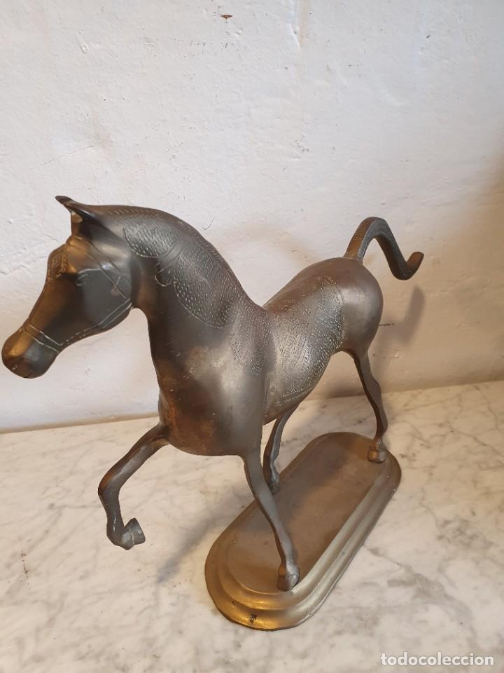 Antig&uuml;edades: FIGURA CABALLO DE BRONCE - Foto 2