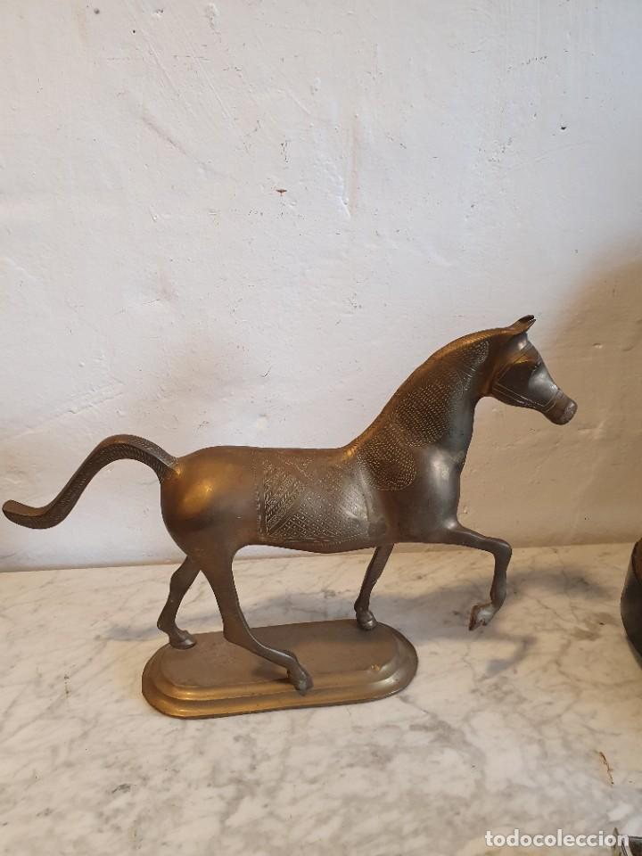 Antig&uuml;edades: FIGURA CABALLO DE BRONCE - Foto 3