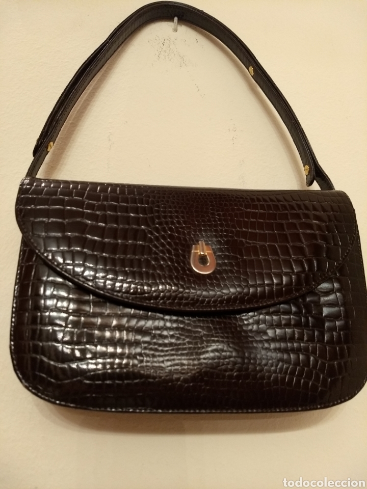 Antig&uuml;edades: Bolso acharolado - Foto 8