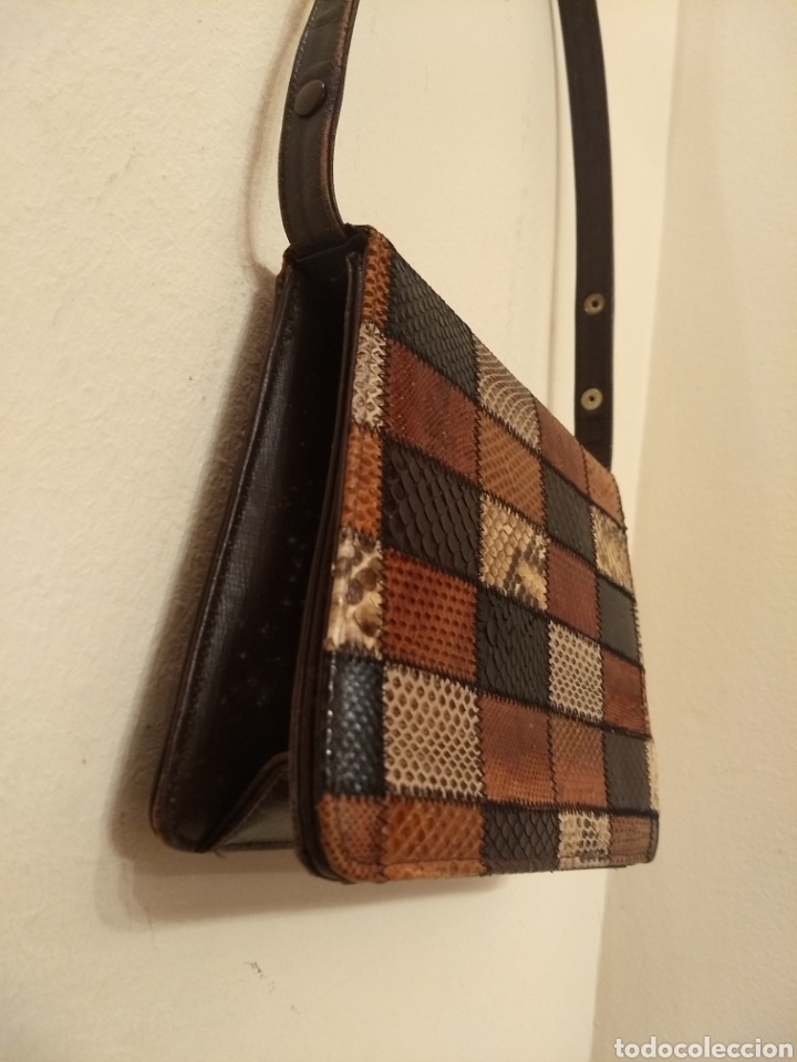 Antig&uuml;edades: Bolso multicolor tonos marrones - Foto 2