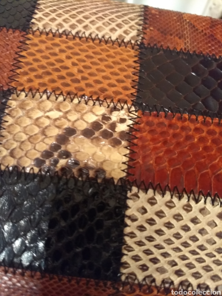 Antig&uuml;edades: Bolso multicolor tonos marrones - Foto 7