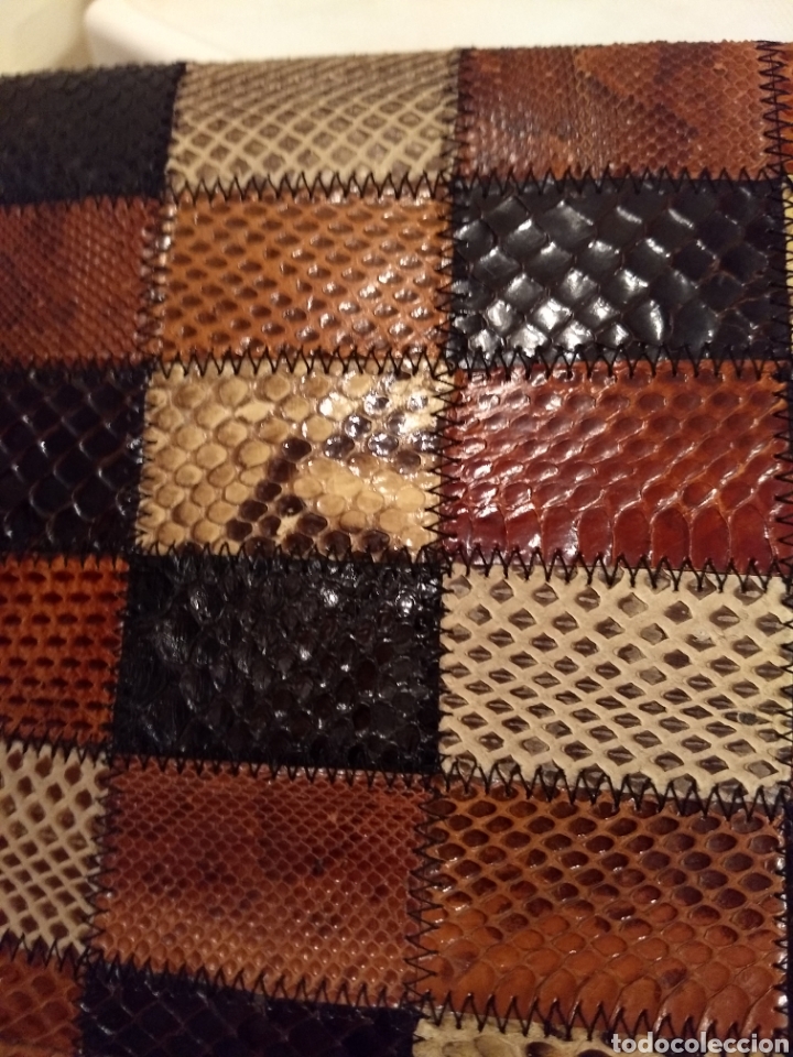 Antig&uuml;edades: Bolso multicolor tonos marrones - Foto 8