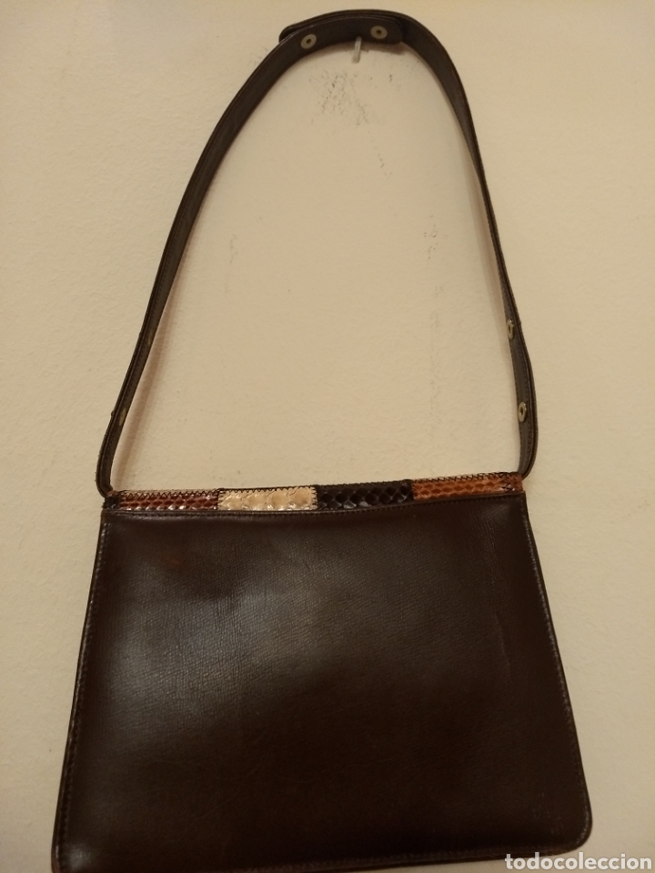 Antig&uuml;edades: Bolso multicolor tonos marrones - Foto 9