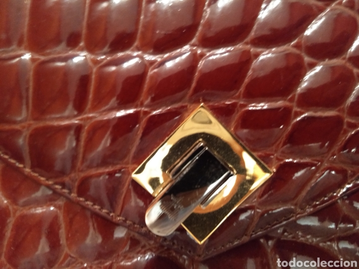 Antig&uuml;edades: Bolso acharolado brillante - Foto 7