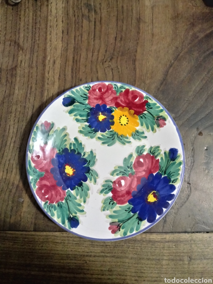 Antig&uuml;edades: Plato de ceramica crespo - Foto 2