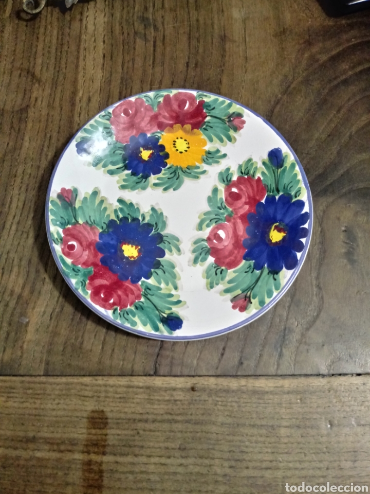 Antig&uuml;edades: Plato de ceramica crespo - Foto 1