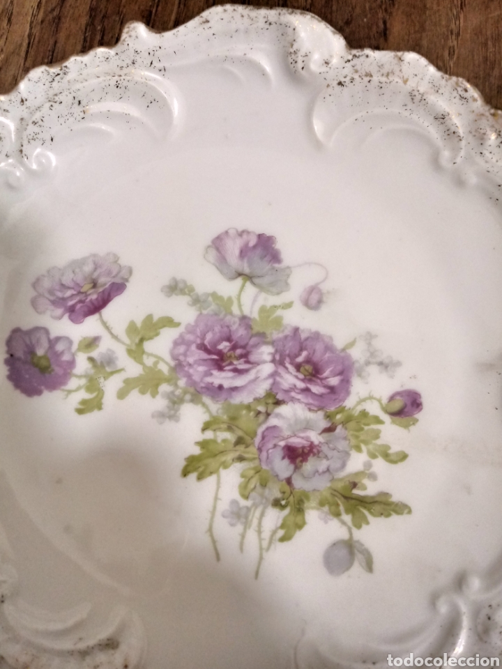 Antig&uuml;edades: Plato para pastas de porcelana - Foto 2
