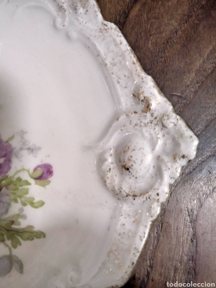 Antig&uuml;edades: Plato para pastas de porcelana - Foto 3