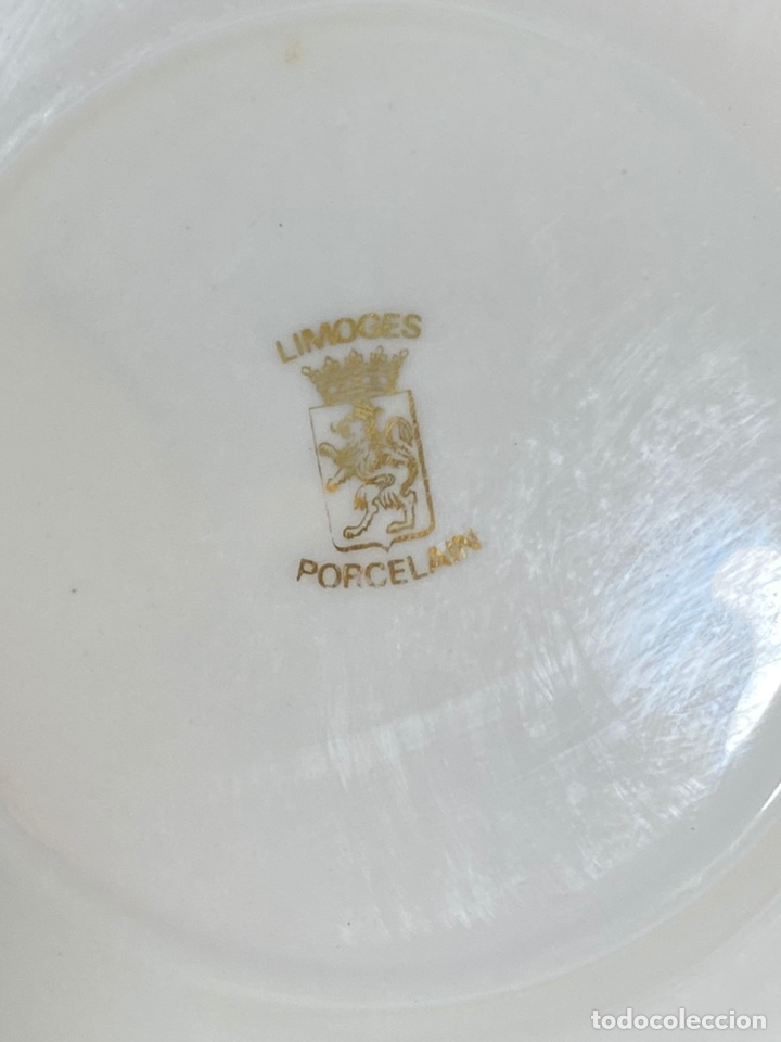 Antig&uuml;edades: Plato Limoges 19 cm - Foto 4