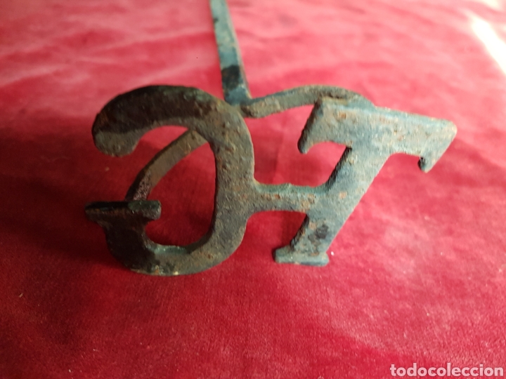 Antig&uuml;edades: Marca ganado forja TG - Foto 1