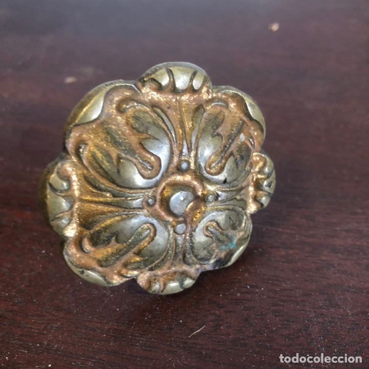 Antig&uuml;edades: ANTIGUO TIRADOR DE BRONCE. - Foto 1