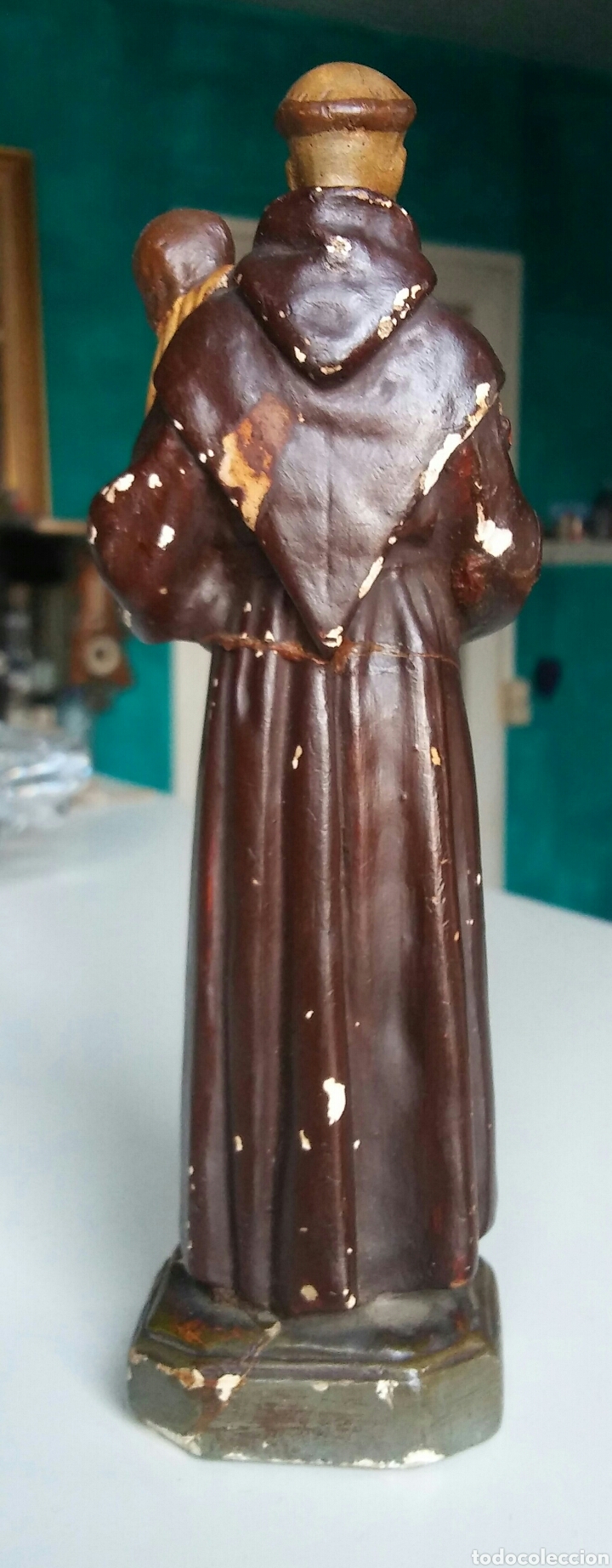 Antig&uuml;edades: S. Antonio antigua - 17 cm - Foto 4