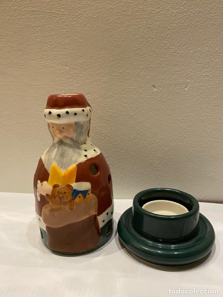 Antig&uuml;edades: Papa Noel ,candelabro, Villeroy boch, impecable - Foto 2