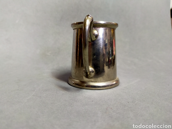 Antig&uuml;edades: JARRA DE METAL PLATEADO - Foto 5