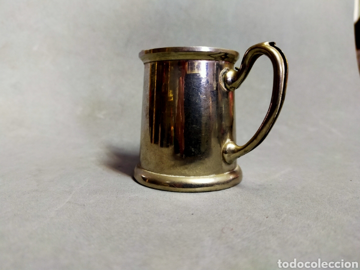 Antig&uuml;edades: JARRA DE METAL PLATEADO - Foto 6
