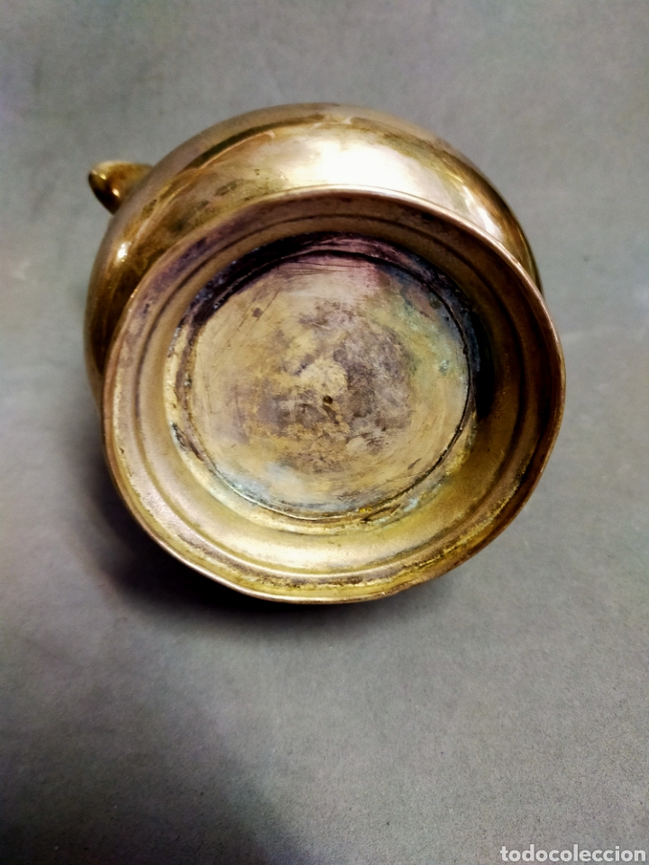 Antig&uuml;edades: JARRA DE METAL PLATEADO - Foto 7