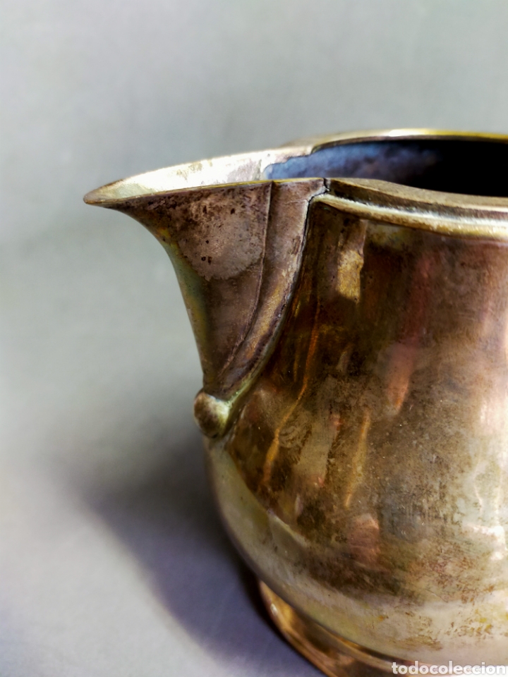 Antig&uuml;edades: JARRA DE METAL PLATEADO - Foto 8