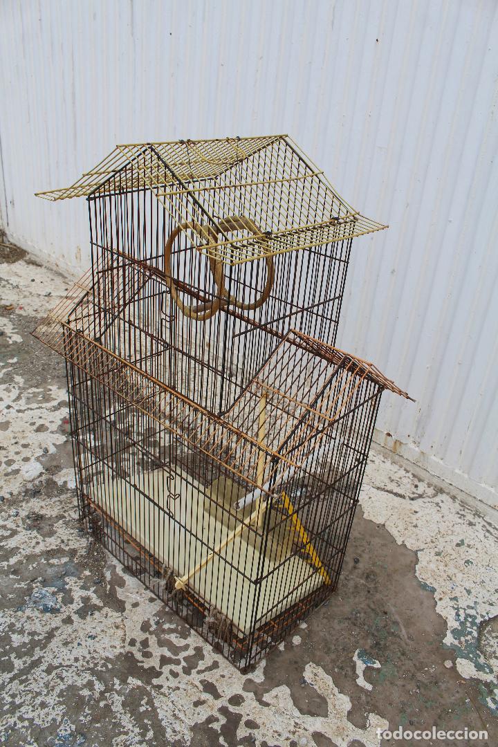 Antig&uuml;edades: jaula de metal - Foto 2