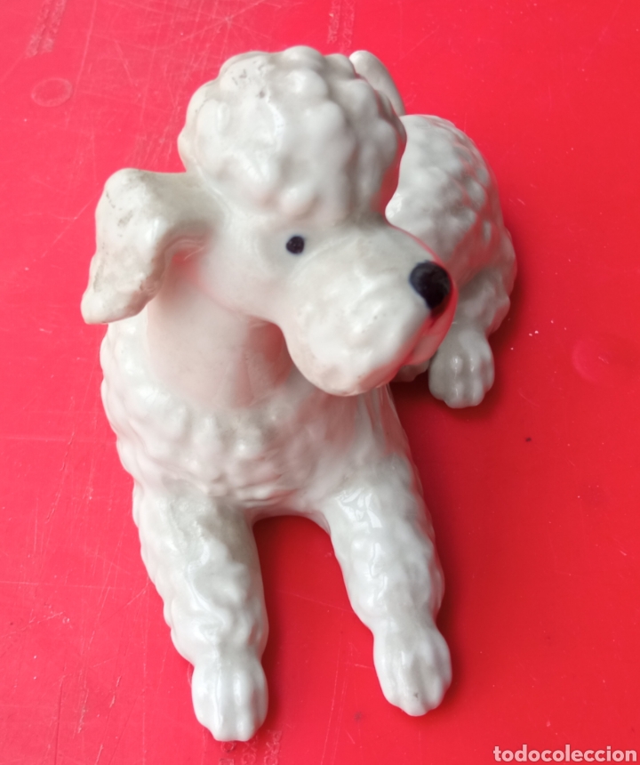 Antiques: FIGURA DE PORCELANA DE UN CANICHE