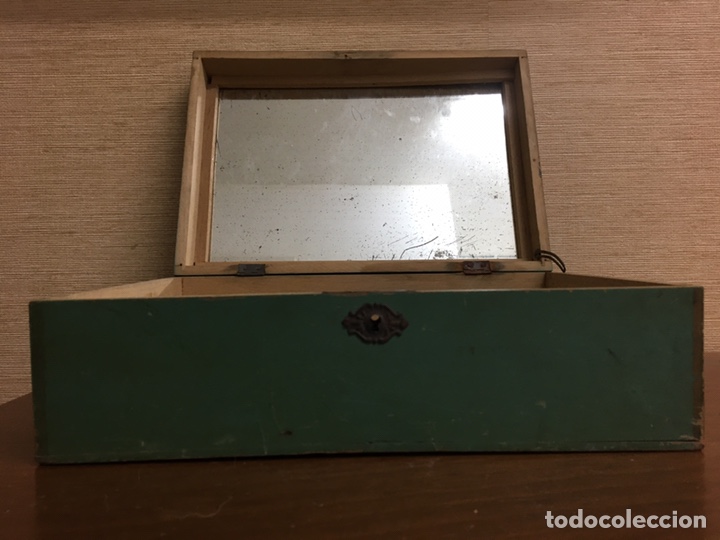 Antig&uuml;edades: Caja madera siglo XIX - Foto 2