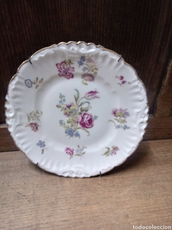 Antig&uuml;edades: Plato ornamental Limoges - Foto 2