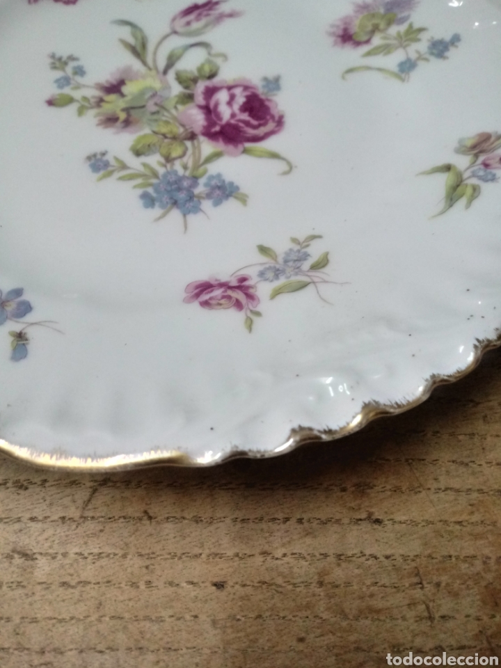 Antig&uuml;edades: Plato ornamental Limoges - Foto 3