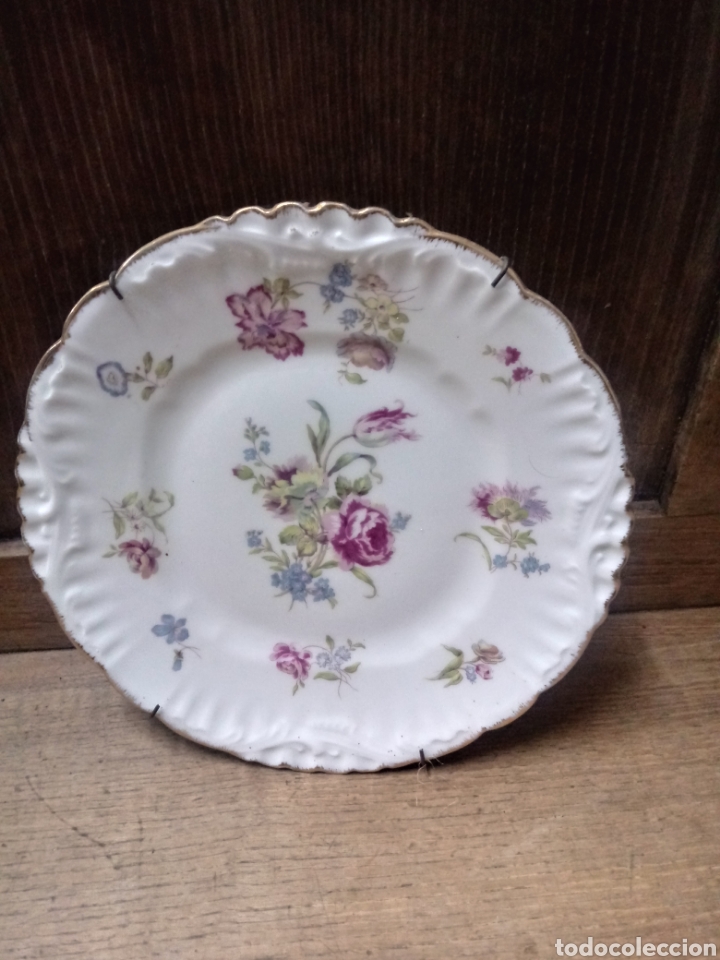 Antig&uuml;edades: Plato ornamental Limoges - Foto 1