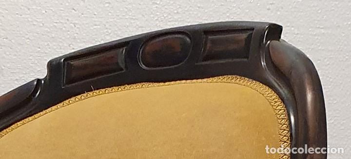 Antig&uuml;edades: SILLON EN MADERA DE CAOBA - Foto 5