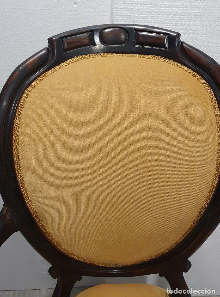 Antig&uuml;edades: SILLON EN MADERA DE CAOBA - Foto 6