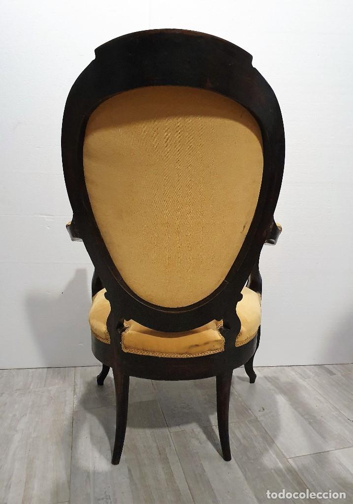 Antig&uuml;edades: SILLON EN MADERA DE CAOBA - Foto 8