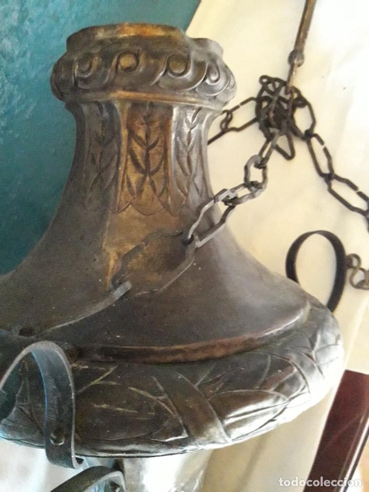 Antig&uuml;edades: Lampara tipo botiba - Foto 3
