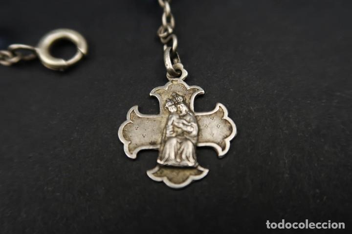 Antig&uuml;edades: Antigua Medalla Religiosa de Plata - Foto 2