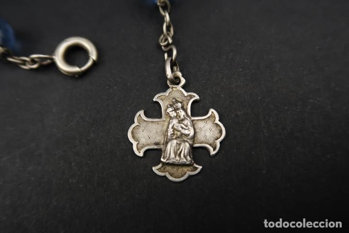 Antig&uuml;edades: Antigua Medalla Religiosa de Plata - Foto 3