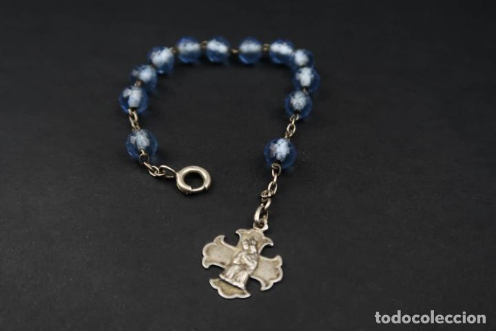 Antig&uuml;edades: Antigua Medalla Religiosa de Plata - Foto 4