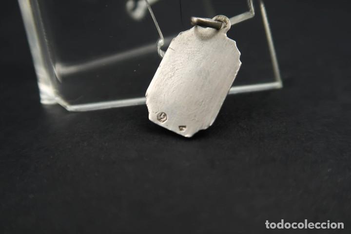 Antig&uuml;edades: Antigua Medalla Religiosa de Plata - Foto 4