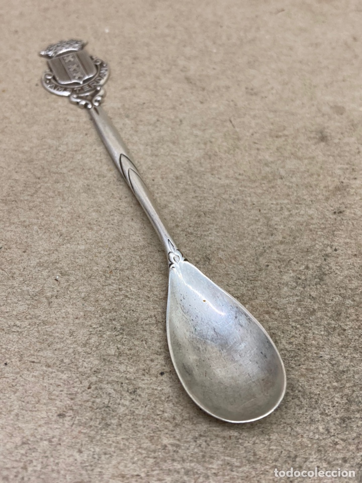 Antig&uuml;edades: Cuchara de plata Amsterdam - Foto 1