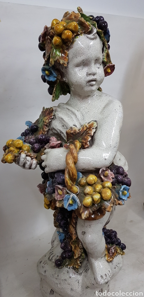 Antig&uuml;edades: Figuras-PUTTIS-de-ceramica. - Foto 5