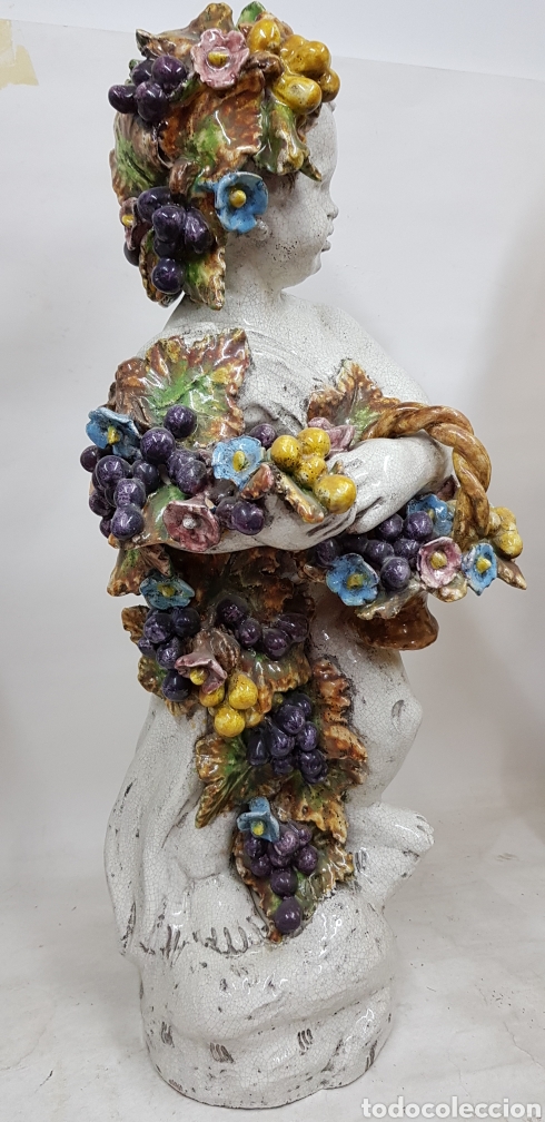 Antig&uuml;edades: Figuras-PUTTIS-de-ceramica. - Foto 6