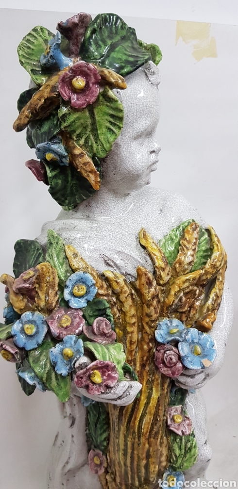 Antig&uuml;edades: Figuras-PUTTIS-de-ceramica. - Foto 9