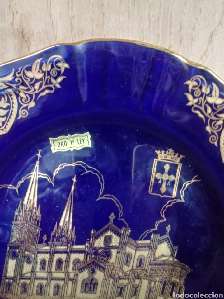 Antig&uuml;edades: Plato de Basilica de Covadonga - Foto 4