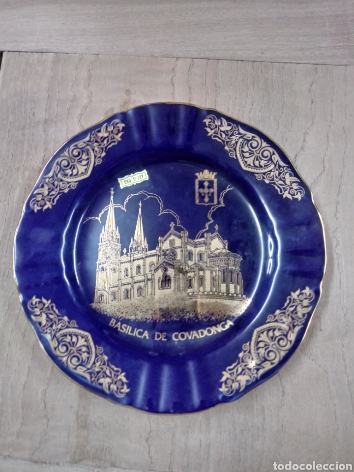 Antig&uuml;edades: Plato de Basilica de Covadonga - Foto 1