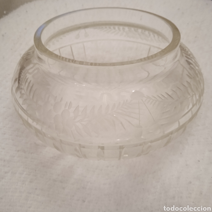 Oggetti Antichi: TARRO CRISTAL TALLADO 10 CM